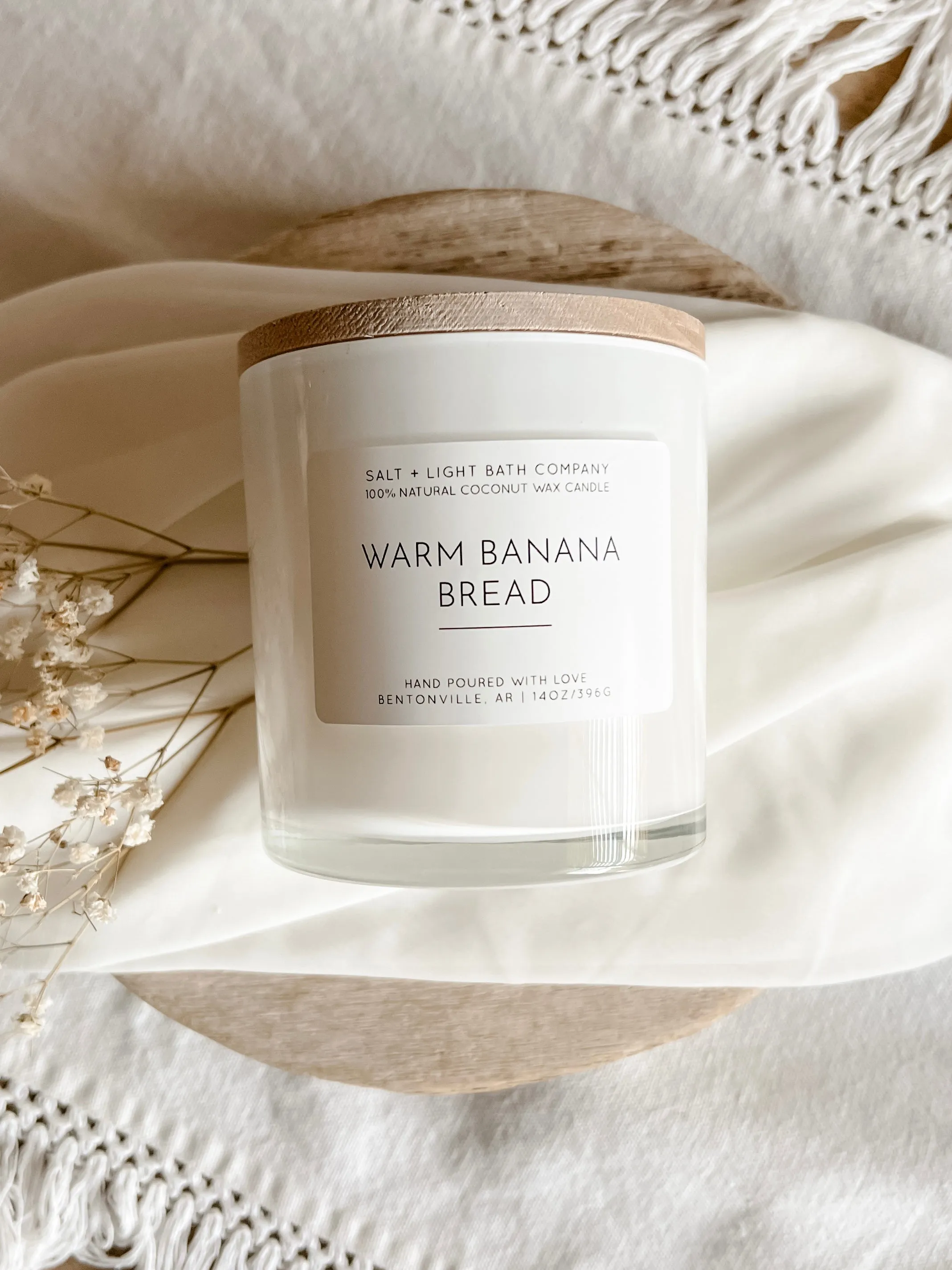 14 oz Warm Banana Bread Candle
