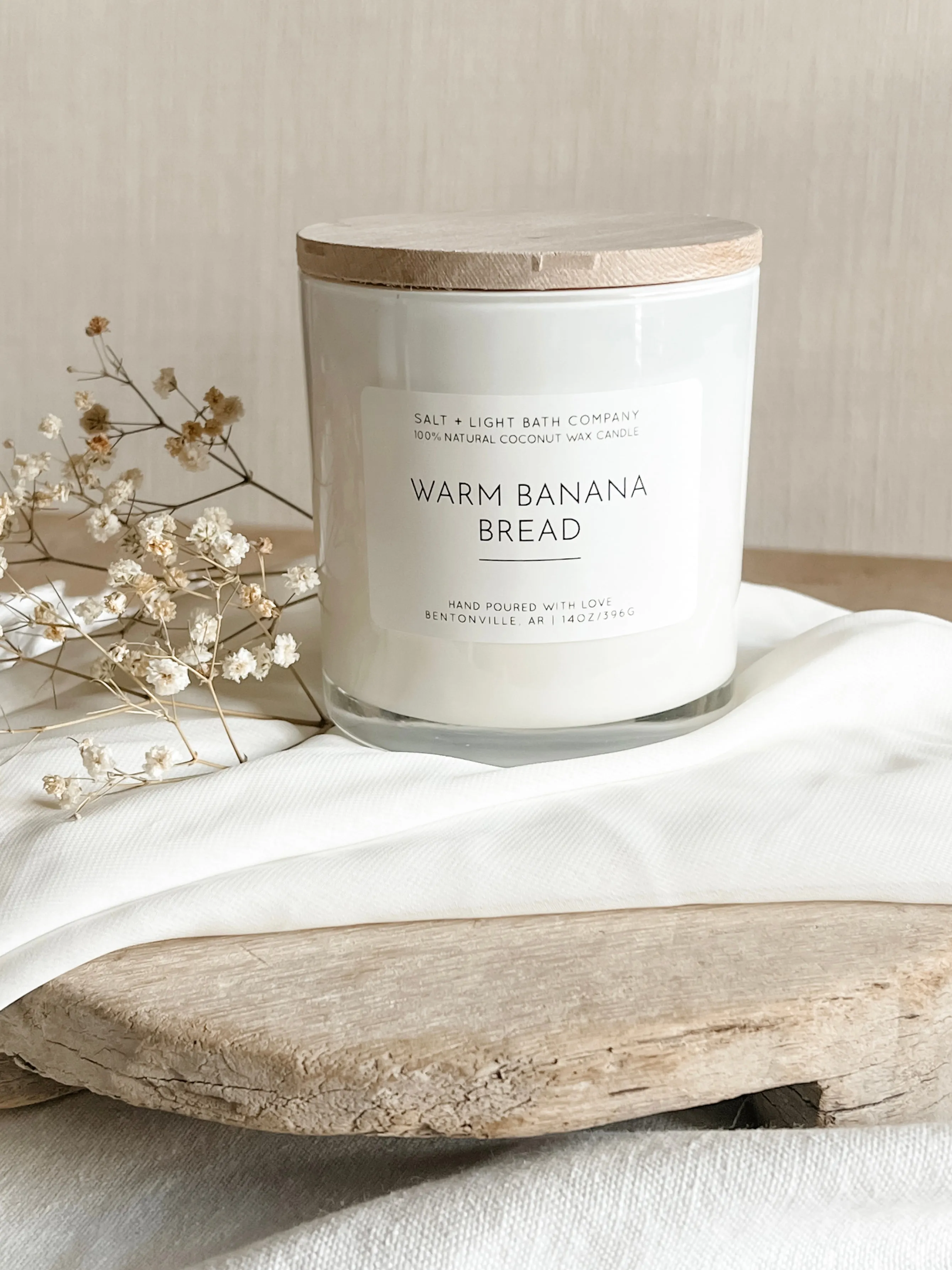14 oz Warm Banana Bread Candle