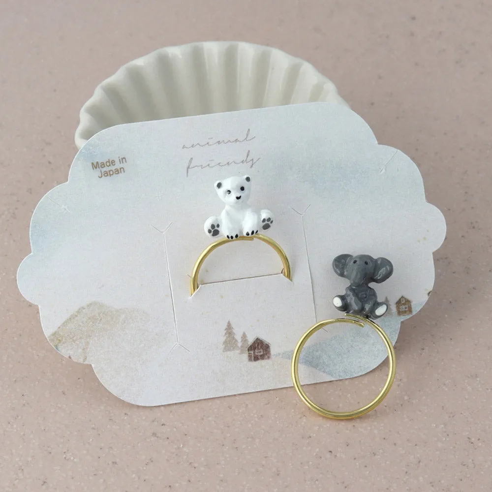 Animal Mascot Adujustable Ring