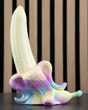 Banana - Large, Super Super Soft Shaft/Firm Base, Suction Cup - FLOP (uneven trim)