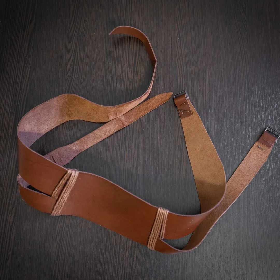 Rey Belt, Wrist Cuff, and Holster | Star Wars Cosplay Leather Accessories